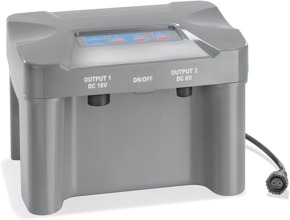 Esotec Akkubox 12V/7 Ah bis 50 Watt Solarmodulleistung für Solar Teichpumpen Pumpe Akku Batterie 101816