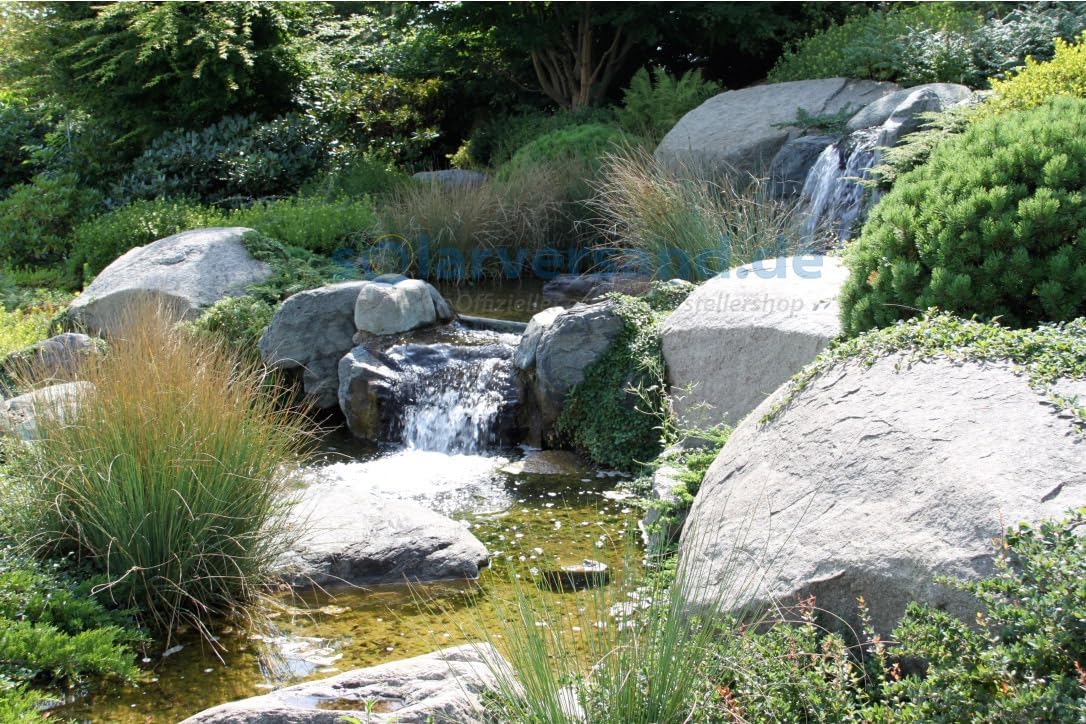 esotec Bachlaufpumpe Waterfall 1700/2500 mit Schlauchanschluss, Teichpumpe, Wasserfallpumpe, Tauchpumpe 12-18V DC 101980 — Ansicht 6