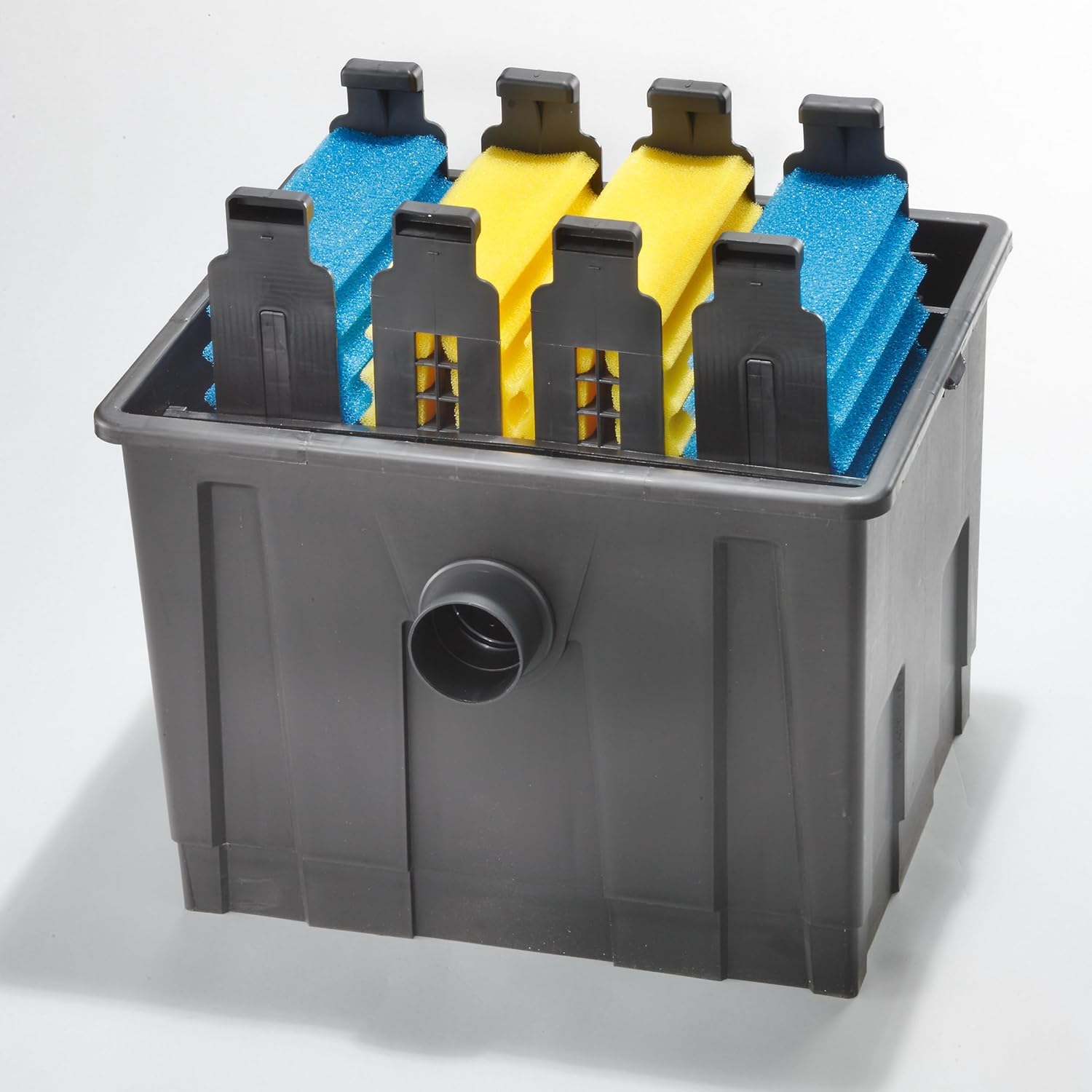 esotec BioFilter ES350 Teichfilter Box, 4 Stufen Filtersystem, Filtermaterial inklusive, bis 12000l Wasservolumen, Bio-Filterbälle Durchlauffilter, Außenfilter Filteranlage 8000 l/h, 101090 — Ansicht 5