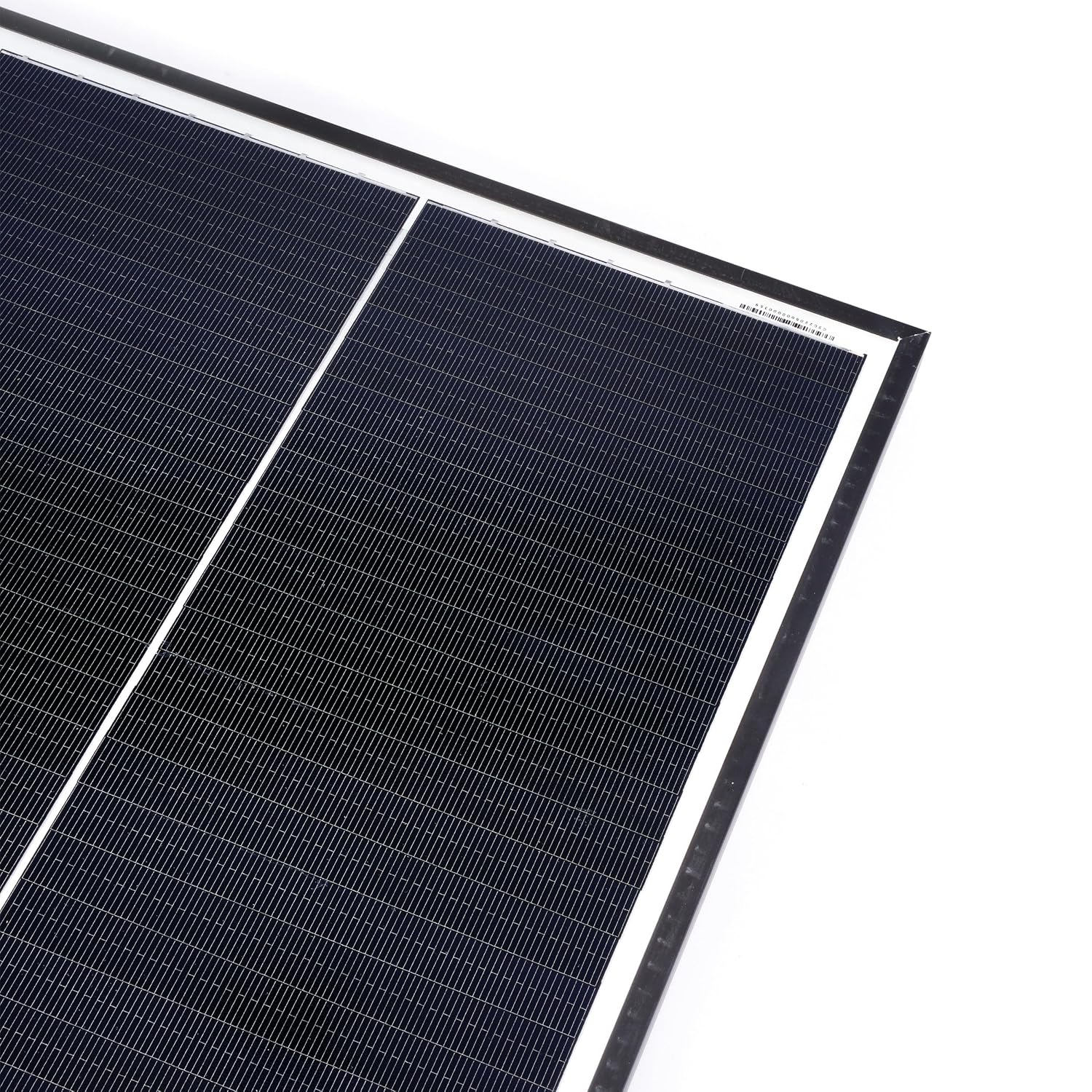 esotec monokristallines Solarmodul, 50Wp, 38V, 530x490x35mm, MC4 kompatibel, Dachschindeltechnologie, Kabel 2x0,5m, 35mm Alurahmen, Bypass Dioden, Hageltest ICE 61215 wetterfest winterfest 131076 — Ansicht 2