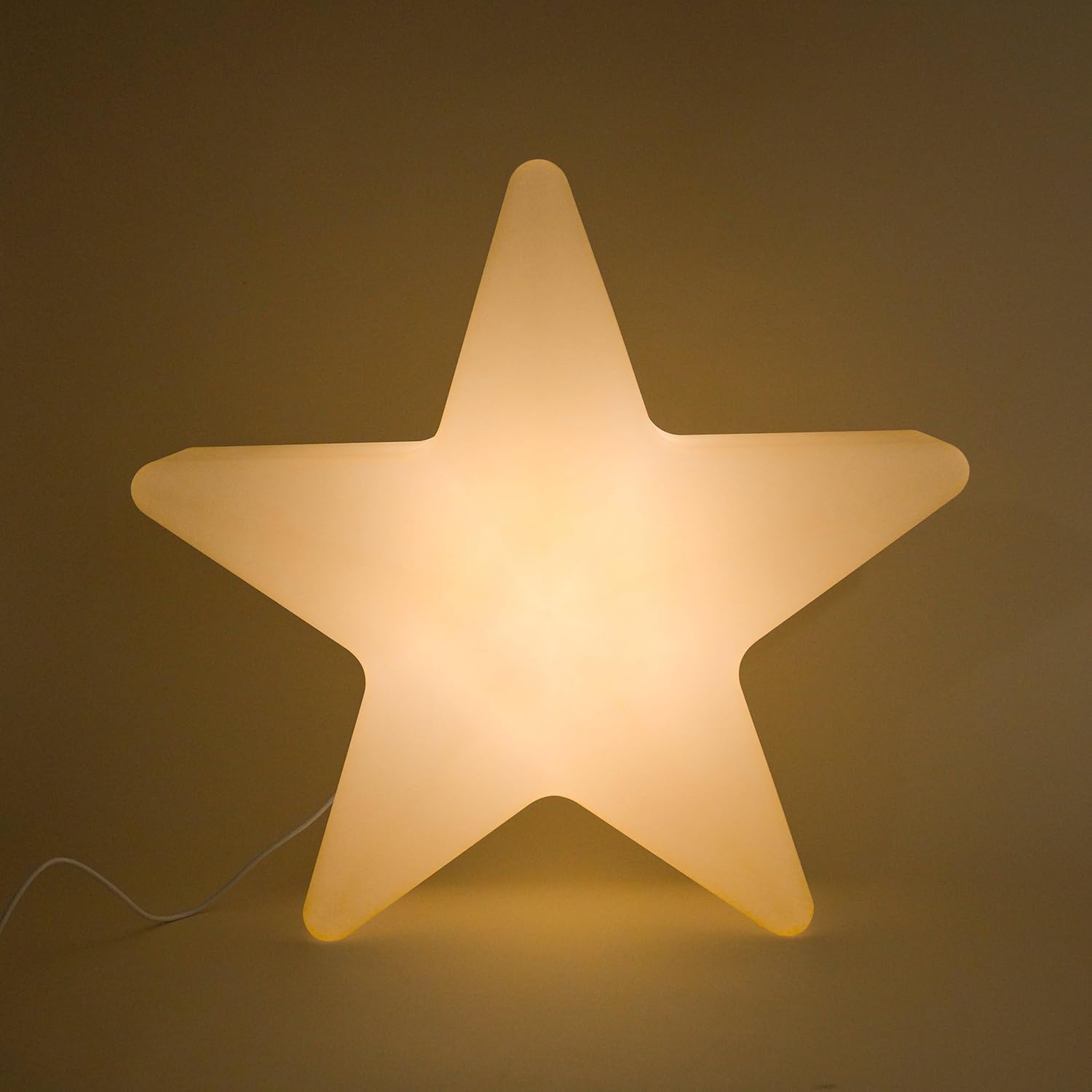 Esotec Solar 3D Weihnachtsstern XL, Leuchtstern 55 cm, Lichtfarbe umschaltbar warmweiß kaltweiß, Akku, Solarmodul 2W, Weihnachtsdeko, Garten Winterdeko, winterfest, wetterfest, außen 102121 — Ansicht 5
