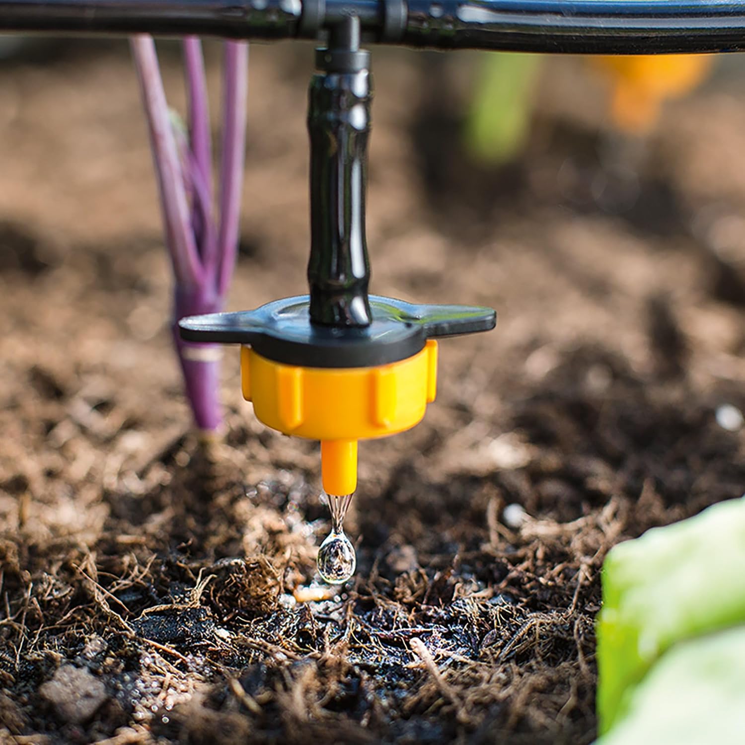 Esotec Solar Bewässerungssystem Garten mit Solarpumpe, 15 Ausgänge, Bewässerungscomputer, Tröpfchenbewässerung, Hochbeet Zubehör 101100 — Ansicht 4
