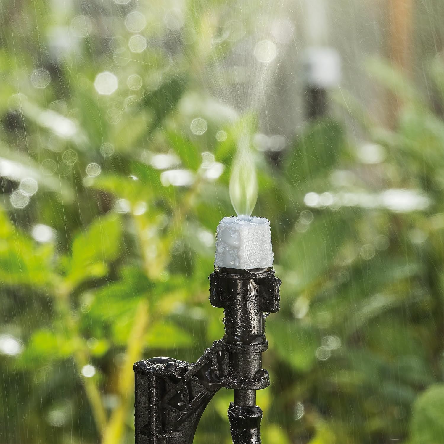 Esotec Solar Bewässerungssystem WaterSpray Professional, 20 Sprüher, Bewässerungscomputer Pflanzenbewässerung, automatische Bewässerung Garten Hochbeet Balkon Gewächshaus, 101122 — Ansicht 5