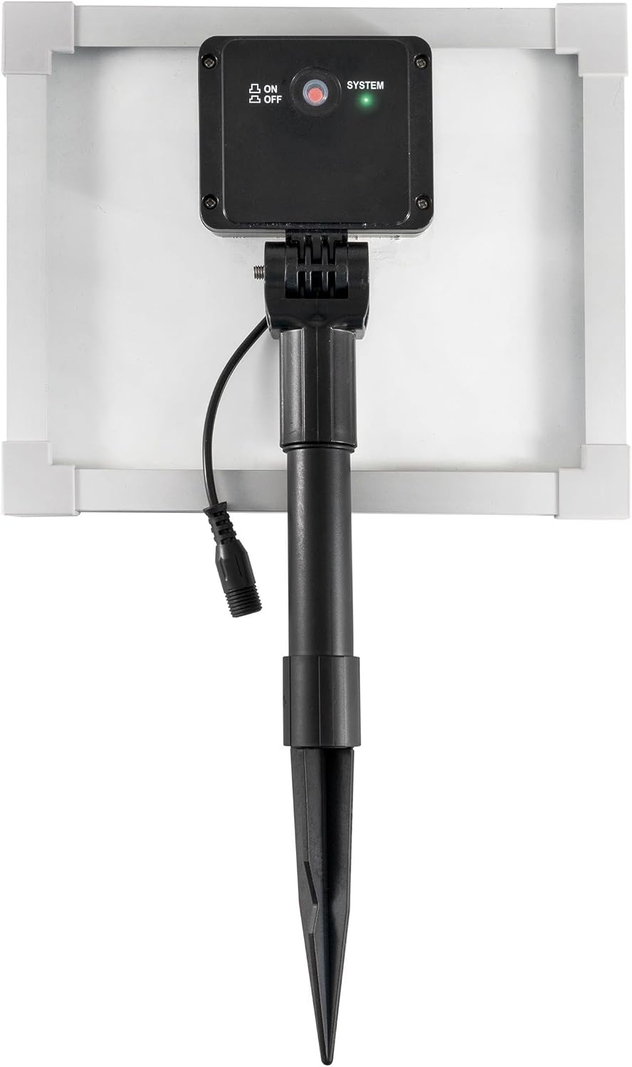 Esotec Solar Pumpenset 6/140 mit Akkuspeicher, Solarbrunnen mit LED-Licht, Solar-Pumpe 140l/h, LiFePO4 Akku, 6Wp Solarmodul 101921 — Ansicht 4