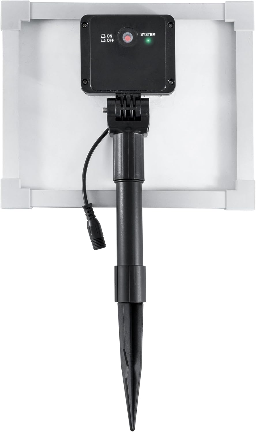 esotec Solar Teichbelüfter Set 6/200 Duo, LiFePO4 Akku, Teichbelüftung, Sauerstoffpumpe 200 l/h Luftleistung, Luftpumpe, Solarpanel 6W, Erdspieß 101849 — Ansicht 2