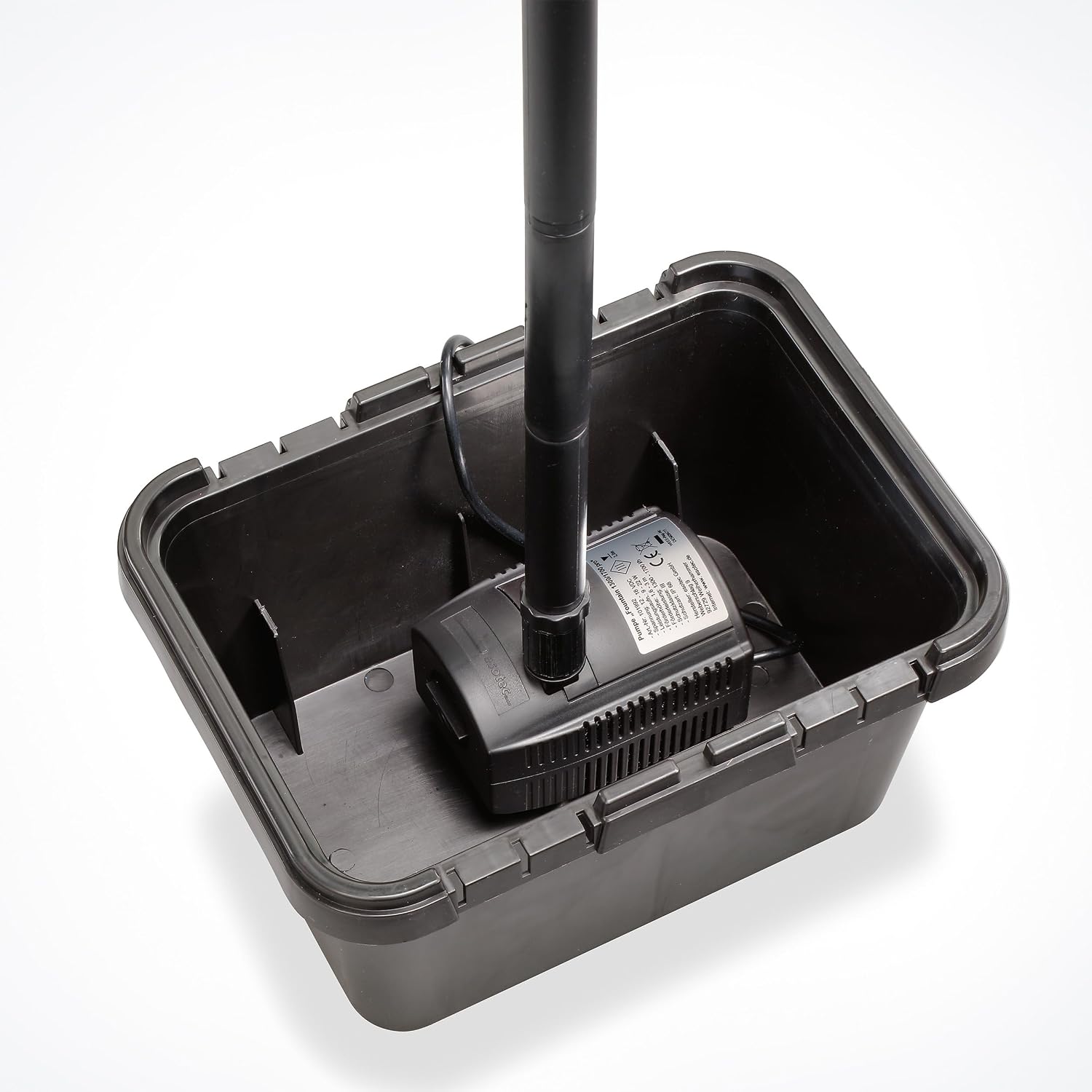 esotec Solar Teichfilterset Profi 50/1400 LED, Teichfilter Komplettset, Pumpe, LiFePo4 Akku, Solarmodul, Teichpumpe außen, mehrstufige Gartenteich Filterung, 100954 — Ansicht 6
