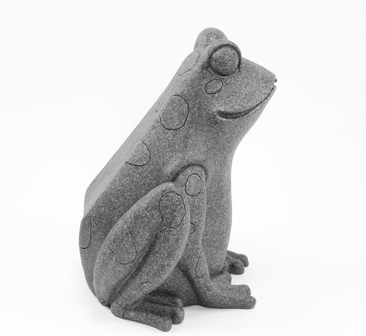 Esotec Solar Wasserspeier Set Frosch sitzend, Solarpumpe, Teichfigur Gartenfigur Gartenstatue, Tauchpumpe, Gartenbrunnen, Springbrunnen außen Outdoor, Vogeltränke H=36cm 101668 — Ansicht 4