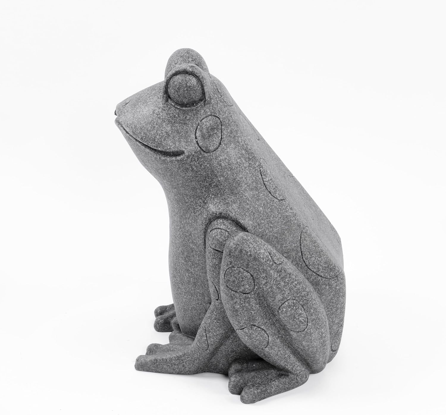 Esotec Solar Wasserspeier Set Frosch sitzend, Solarpumpe, Teichfigur Gartenfigur Gartenstatue, Tauchpumpe, Gartenbrunnen, Springbrunnen außen Outdoor, Vogeltränke H=36cm 101668 — Ansicht 5