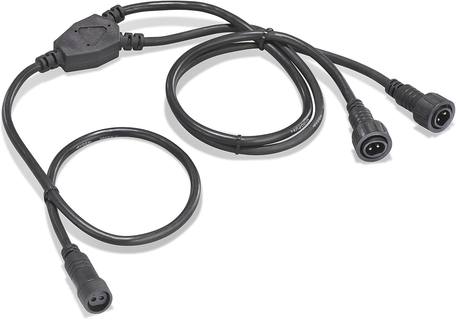 esotec Y-Verteiler 2-Pin groß für Solar Teichpumpen Akkuboxen Adapterkabel 101835
